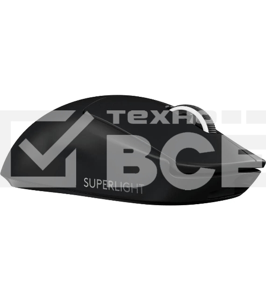 Мышь беспроводная Logitech G PRO X SUPERLIGHT черный, 25600 dpi, радиоканал, USB, кнопки - 5