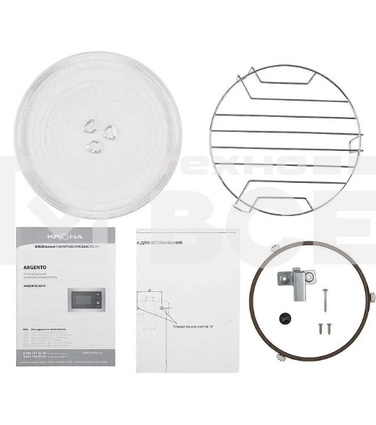 Микроволновая печь Krona ARGENTO 60 IX, встраиваемая