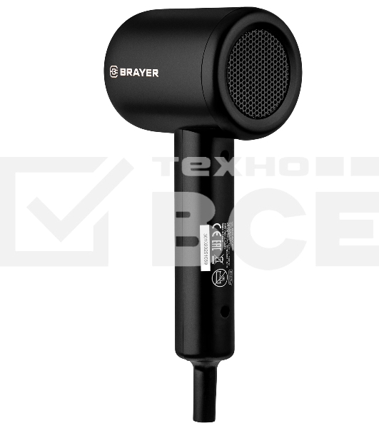 Фен BRAYER BR3027 черный, 1000 Вт