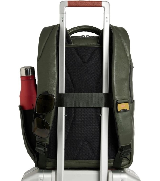 Рюкзак мужской Piquadro Ael CA6923S142/VE зеленый тимьяновый кожа