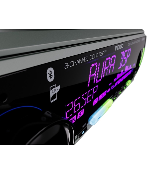 Автомагнитола AURA INDIGO-878DSP, 1 DIN, Bluetooth, USB Type-A, пульт ДУ