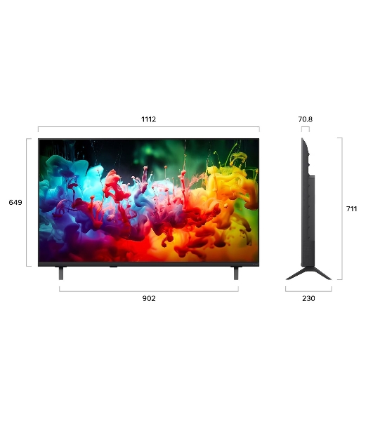 Телевизор LG 50' 50QNED70B6C.ARUG черный MiniLED UHD 60Hz WebOS
