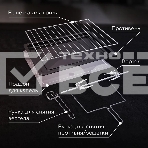 Мини-печь BQ EO1002B Steel-Black. Мощность 1600 Вт, Объем 30 л, Конвекция, 5 режимов работы, Таймер до 60 мин, фото2