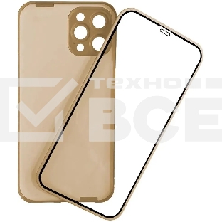 Чехол (клип-кейс) GRESSO Smart Slim 360, для Apple iPhone 13 Pro, золотистый gr17smt499