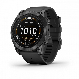 Умные часы Garmin Epix Pro Gen 2 Standard Edition, 1.4' AMOLED, ANT+, Bluetooth, GPS, NFC, Wi-Fi, 10 ATM, серый / черный