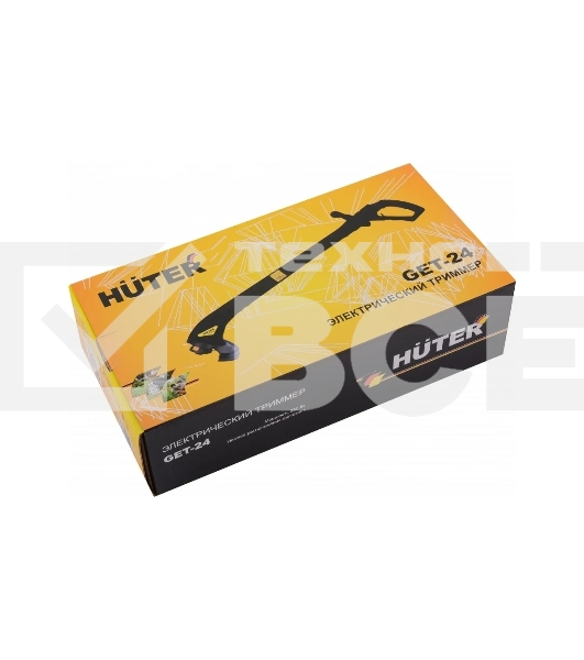 Триммер электрический Huter GET-24 350Вт неразбор.штан. реж.эл.:леска