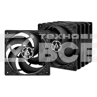 Вентилятор для корпуса Arctic P12 Value pack черный, 120 мм, 1800 об/мин, 22.5 дБ, 3 pin