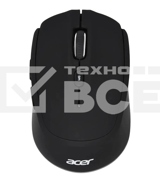 Мышь беспроводная Acer OMR050 черный, 1600 dpi, радиоканал, Bluetooth, USB, кнопки - 6