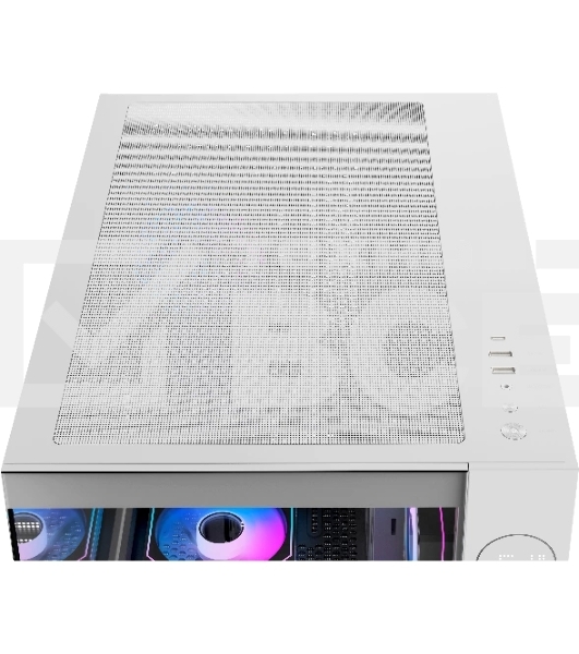 Корпус  Ocypus Iota C70 WH ARGB ATX / win / white / 6 ARGB fans / no PSU / Tempered Glass