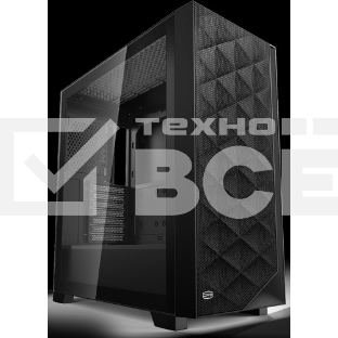 Компьютерный корпус PcCooler C3D510 BK черный без БП ATX 2xUSB3.0 audio bott PSU