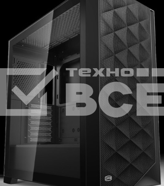 Компьютерный корпус PcCooler C3D510 BK черный без БП ATX 2xUSB3.0 audio bott PSU