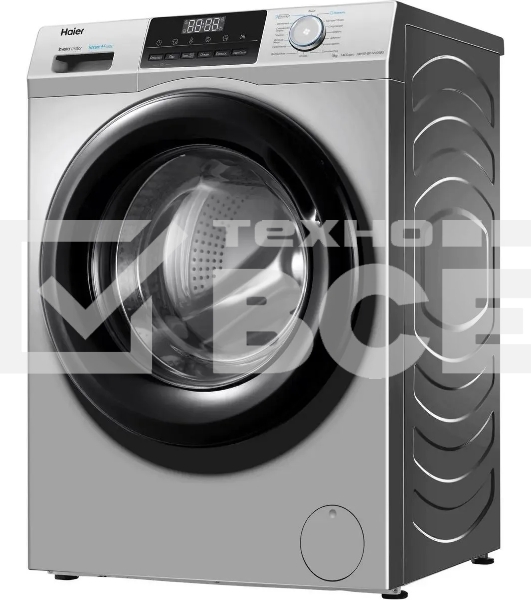 Стиральная машина Haier HW90-BP14929BS серебристый, загрузка фронтальная 9 кг, 1400 об/мин, класс: A+++
