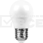 Лампа светодиодная SAFFIT SBG4513 (55161) 13 вт Е27 белый матовый шар, фото 1