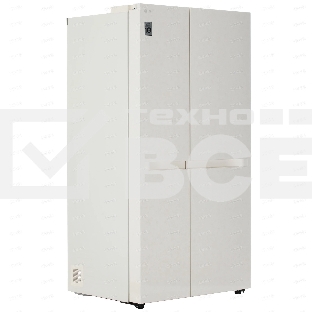 Холодильник LG GC-B257KEHW бежевый двухкамерный 422/206 л., морозилка сбоку, No Frost, Side by Side