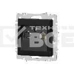 Розетка Intro Accent 6-303-05 информационная RJ45 IP20 СУ антрацит Б0063634, фото4
