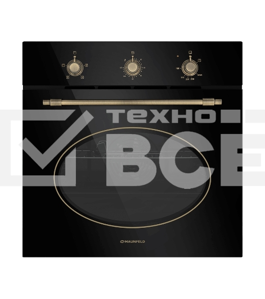 Шкаф духовой газоэлектрический Maunfeld EOGC604RBG.MT Slim
