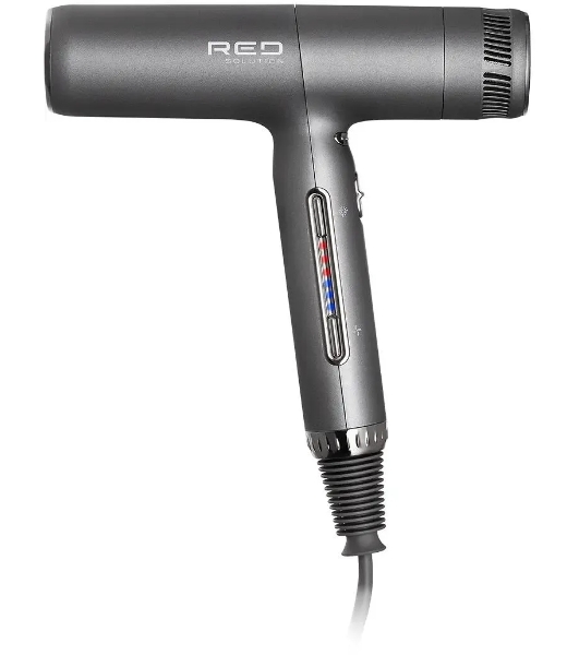 Фен Red Solution F582 серый/серебристый, 1500 Вт, ионизация