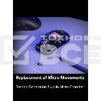 Мышь беспроводная ASUS ROG KERIS II ORIGIN, 54g, Wired, 2.4GHz RF, Bluetooth 5.1, 42K DPI sensor, 5 Prograммable Buttons, Black, фото2