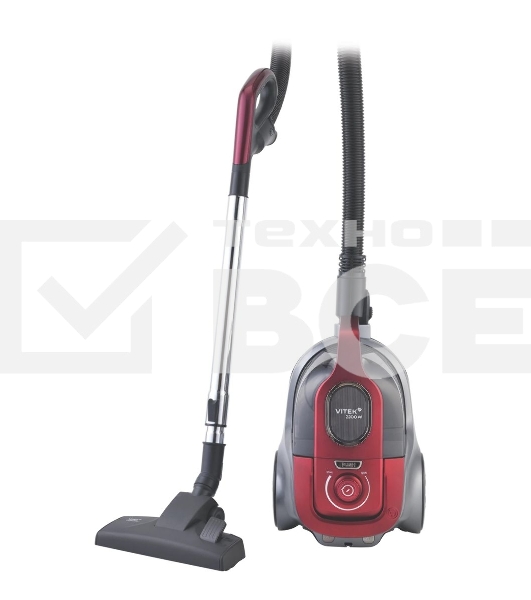 Пылесос Vitek VT-CV3113 2200Вт красный/серый