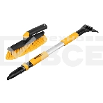 Щетка сметка со скребком Denzel телескоп, поворотная голова, 750-1120 мм, фото6