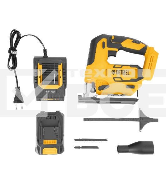 Лобзик аккумуляторный Denzel CJH-20-80, Li-Ion, 20 В