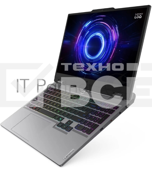 Ноутбук Lenovo LOQ 15IRX10/15.6' Full HD 1920x1080/Intel Core i7 13650HX/32 Gb/1 Tb SSD/nVidia GeForce RTX 5070 8GB/No OS/серый/2.4 кг