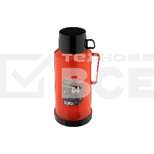 Термос в пластиковом корпусе со стеклянной колбой MALLONY CALOROSO, 1,8 л (106035)