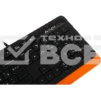 Комплект клавиатура+мышь A4Tech FStyler F1010 проводной, USB, 1600 DPI, чёрный/оранжевый, фото13