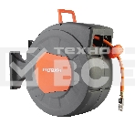 Шланг Patriot 520002445 пневматический армированный на автоматической катушке PHC 20/16H (прямой, гибрид , длина 20 м, диаметр 10х16, раб/макс давление  20/60 бар, мин/макс температура -5/45С, быстросъем рапид, резьба 1/4'), фото2