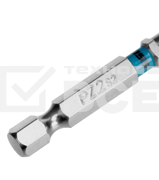 Бита Gross PZ2х50 мм, сталь S2, шестигр., отрывн., 10 шт.