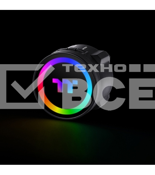 Система водяного охлаждения Thermaltake TOUGHLIQUID 240 ARGB Sync [CL-W319-PL12BL-A] All-In-One Liquid Cooling System/Water Block ARGB Sync/Fan 120*2/PWM 500~2000rpm/black (527965)