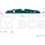 Магнитный литой уровень KRAFTOOL 400 мм PROCAST-M, фото4
