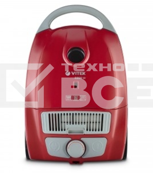 Пылесос Vitek VT-1892 (R) красный/серый, 450/2200 Вт, уборка сухая, пылесборник мешок, 4,5 л