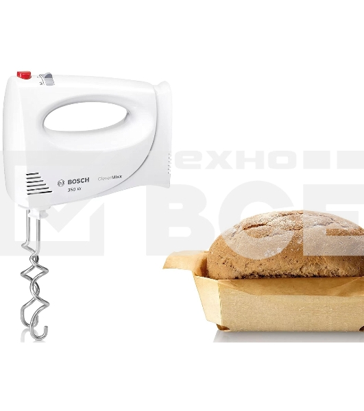 Миксер ручной Bosch MFQ3030S 350 Вт, белый
