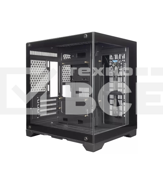 Компьютерный корпус 1STPLAYER MEGAVIEW MV5-T Black / mATX / MV5-TP-BK