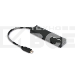 Концентратор USB 3.0 Gembird UHB-C424, 4 порта, кабель Type-C 19см, с доп питанием (Type-C), фото 1