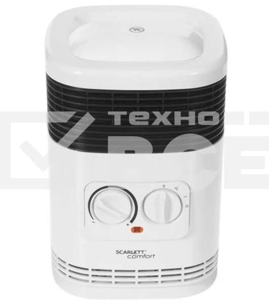 Тепловентилятор Scarlett SC-FH1.513MC, белый, 1500 Вт, 20 м2, термостат