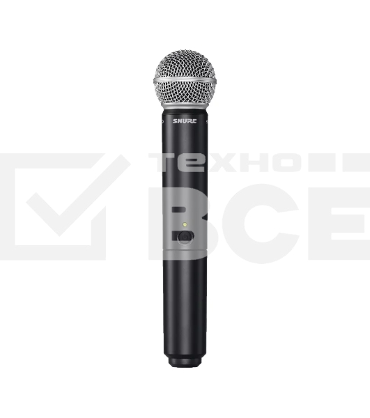Микрофонная система SHURE BLX1288E/W85-M17 беспроводная, двухканальная, с петличным микрофоном WL185 и ручным передатчиком SM58, частота UHF 662-686 МГц