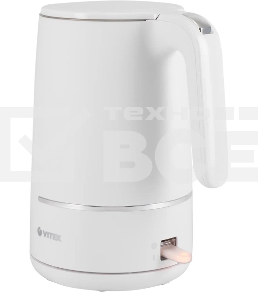 Чайник электрический Vitek VT-1104 1.5л. 2200Вт разноцветный корпус: металл/пластик