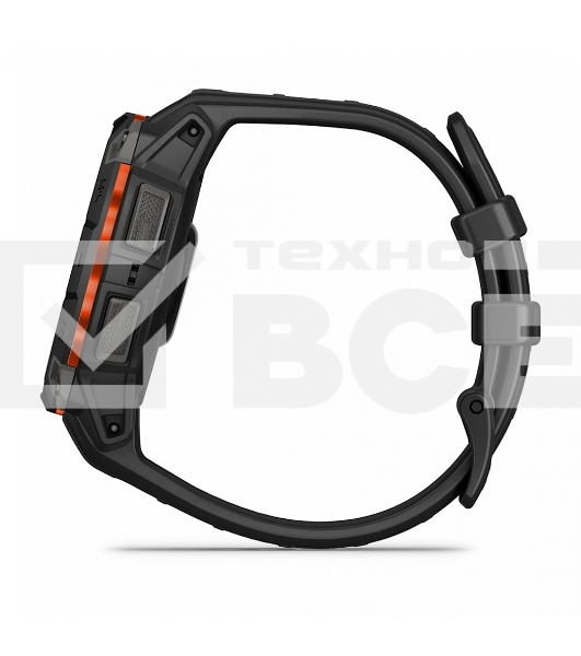 Смарт-часы Garmin Instinct 3 Solar черный, черный ремешок 45мм