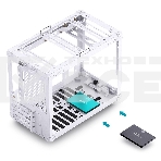 Корпус без блока питания JONSBO C6 MAX Handle, Mini-Tower, TG, no fan, 1xUSB-A 3.0 + 1xUSB-C 3.1, mATX, mITX White, фото21