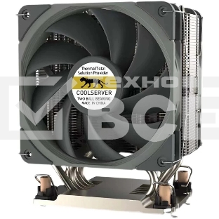 Радиатор 4U Coolserver M97 AS.01.07.0149 черный 90мм алюминий+медь 2200rpm 32db 4-pin 350W 155мм