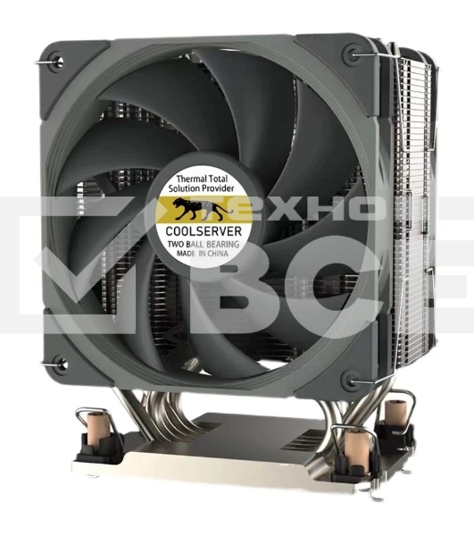 Радиатор 4U Coolserver M97 AS.01.07.0149 черный 90мм алюминий+медь 2200rpm 32db 4-pin 350W 155мм