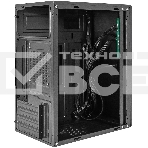 Компьютерный корпус Minitower ExeGate BAA-408-AA500 (mATX, БП AA500 с вент. 8см, 2*USB, HD Audio, черный), фото2