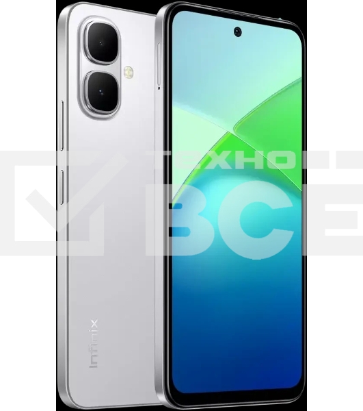 Смартфон Infinix SMART 10 4/128Gb серебристый