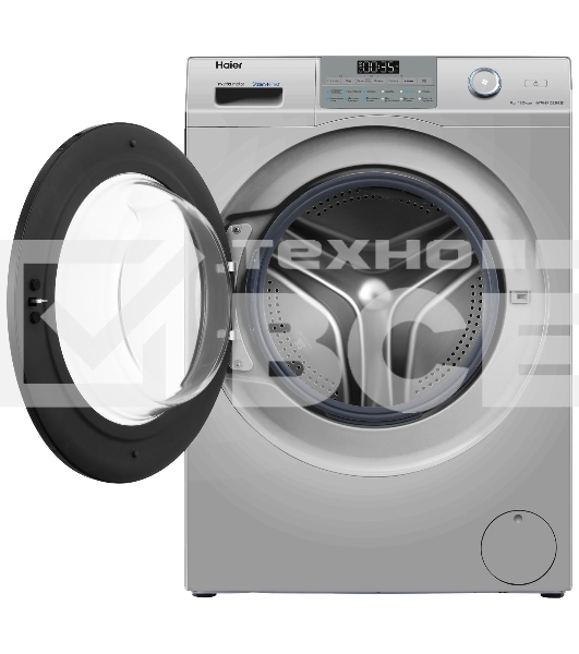 Стиральная машина Haier HW70-BP12959BSE серебристая, загрузка фронтальная 7кг, 1200 об/мин., класс: A+++