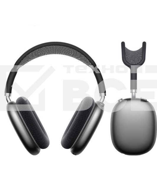 Наушники накладные Hoco W65 PLUS т.серый беспроводные bluetooth оголовье (50397)