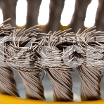 Щетка для УШМ Denzel 125 мм, Чашка, крученая нержавеющая проволока 0,5 мм, М14 746273, фото8