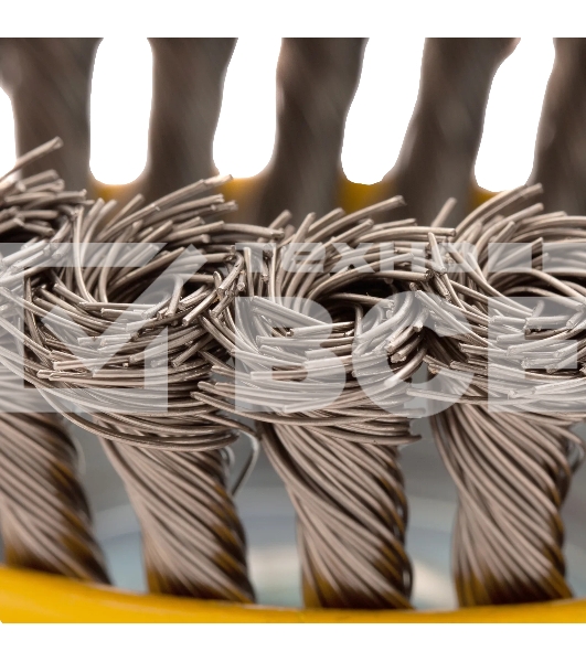 Щетка для УШМ Denzel 125 мм, Чашка, крученая нержавеющая проволока 0,5 мм, М14 746273