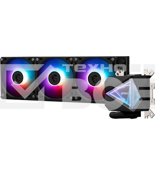 Жидкостная система охлаждения MSI MAG CORELIQUID I360 3x ARGb Gen2 Fan, ARGb Gen2 Block, Color Box